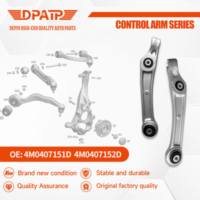 Lengan kontrol bagian bawah depan 4M0407151D 4M0407152D untuk Audi Q7 Q8 A8 D5 Porsche Cayenne Lengan kontrol aftermarket