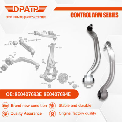 Bagian Suspensi Kendaraan 8E0407693E 8E0407694E 4D0407693E 4D0407694AC OE pengganti lengan kontrol untuk Audi A6 C5 VW Passat