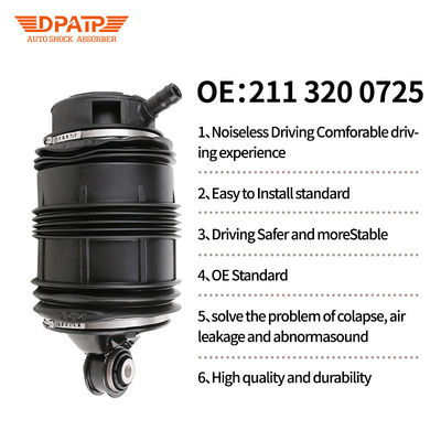 Karet Baja Bagian Otomotif Suspensi Udara Air Spring Balon Belakang untuk Benz 211 Benz 219
