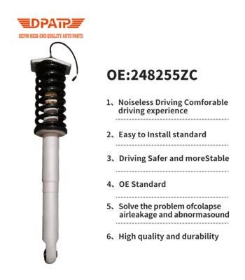 Kit Coilover Khusus Suspensi Depan Strut 248255 Peredam Kejut Induktif untuk Maserati Quattroporte M139 2007-